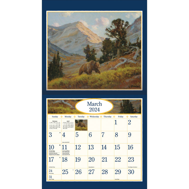 Lang Four Seasons 2024 Wall Calendar Wayfair Canada